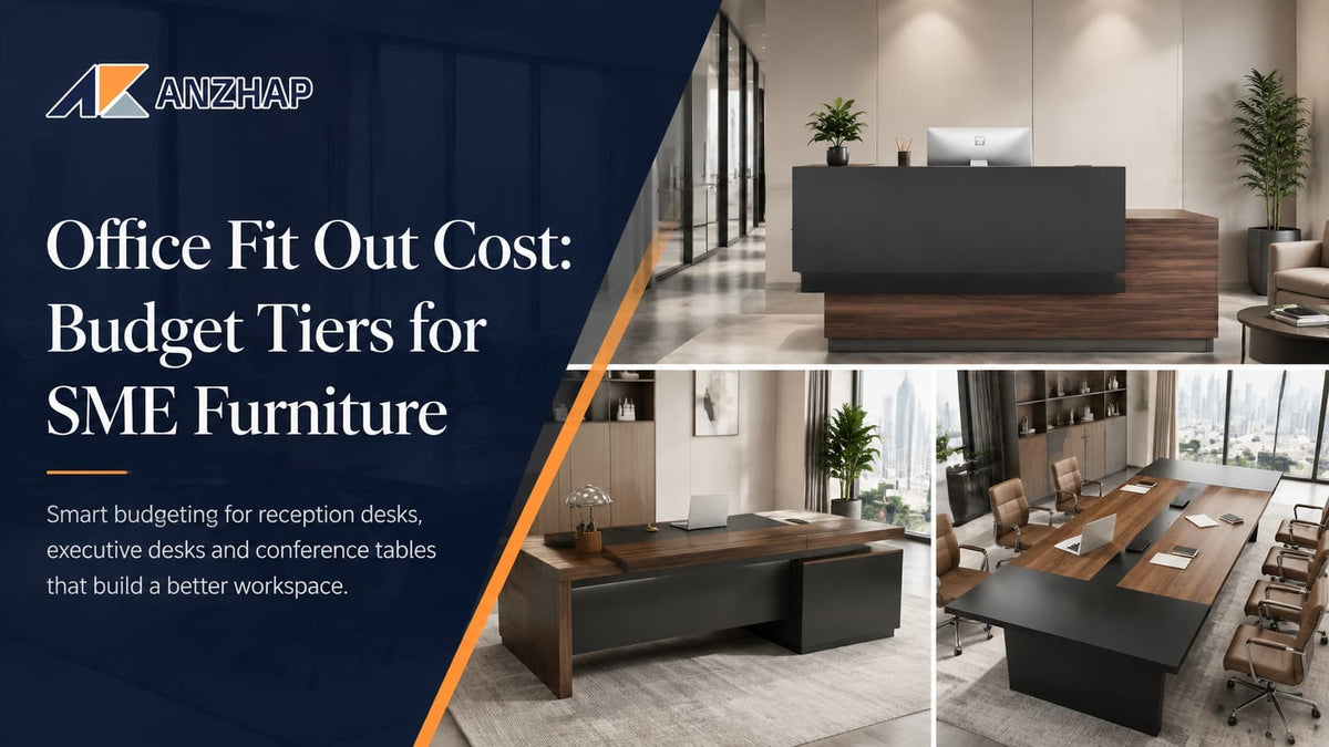 Office Fit Out Cost: Budget Tiers for SME Furniture