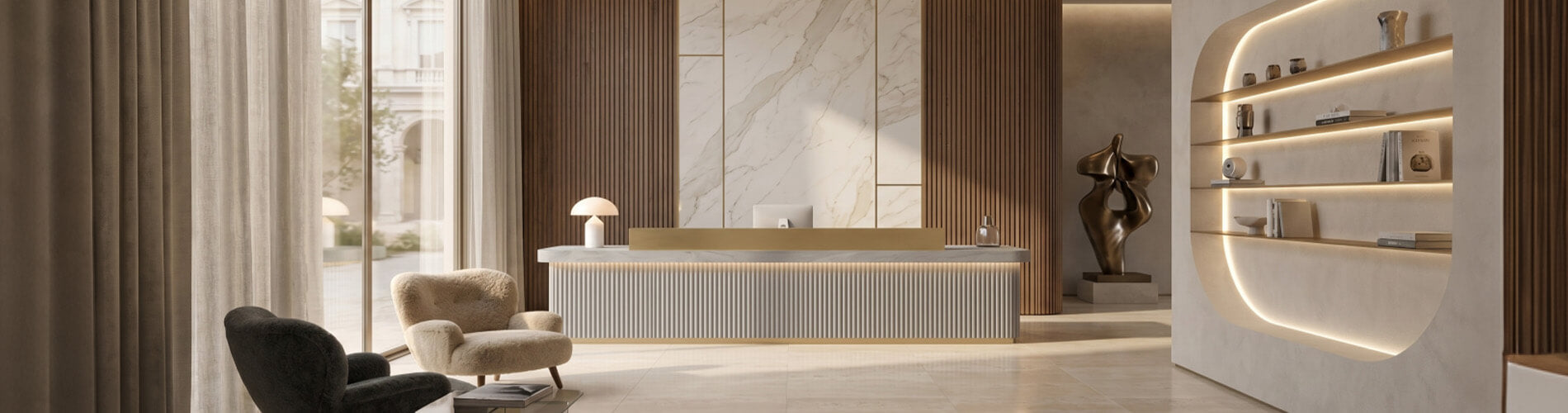 Straight Reception Desks