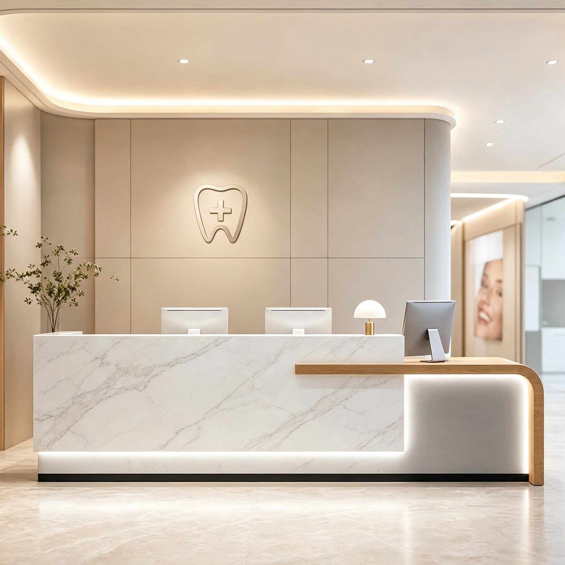 Clinic & Dental Reception Desks