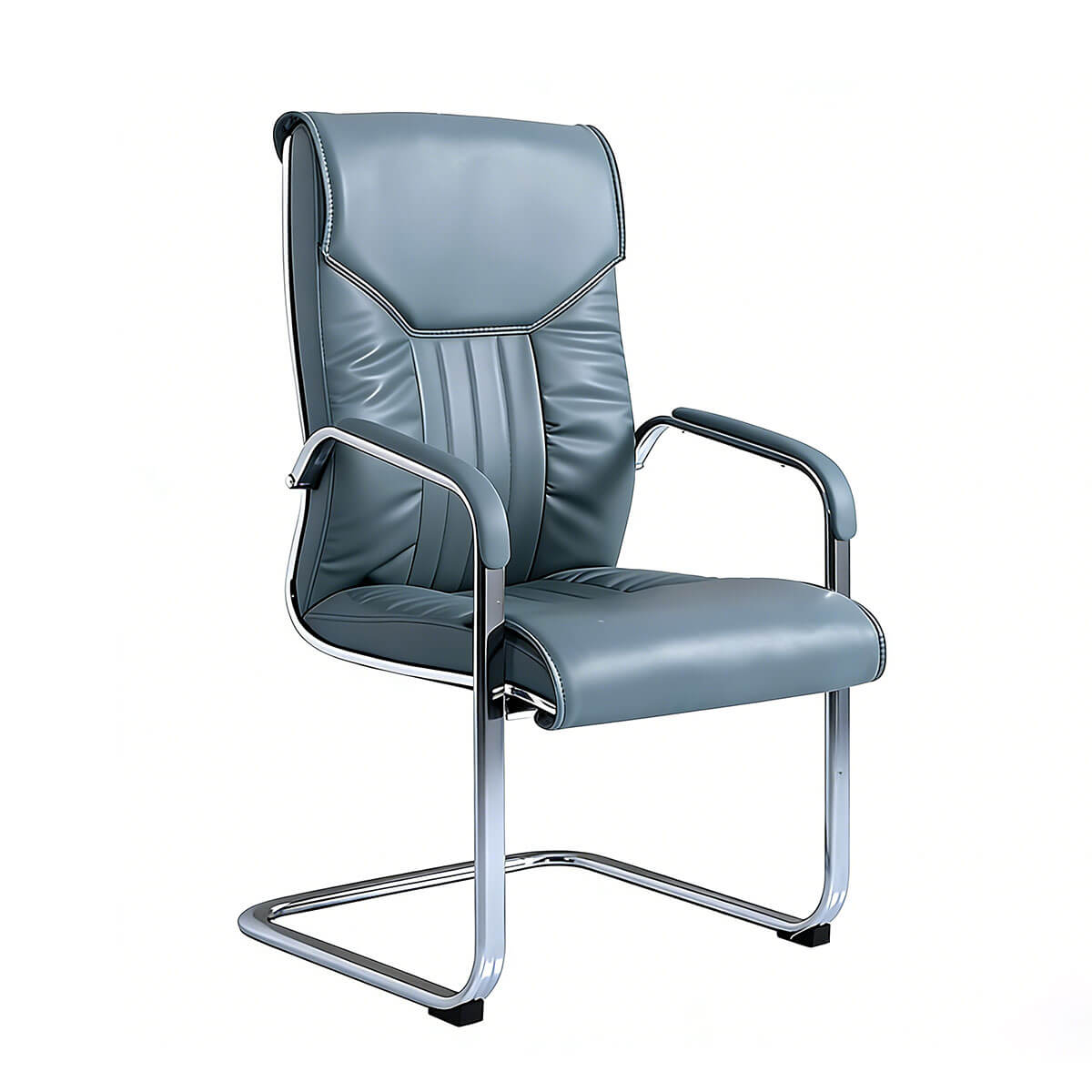 Black Leather Director Chair - Ergonomic High Back Swivel Office Chair - ANZHAP YZ-707 Main picture 5