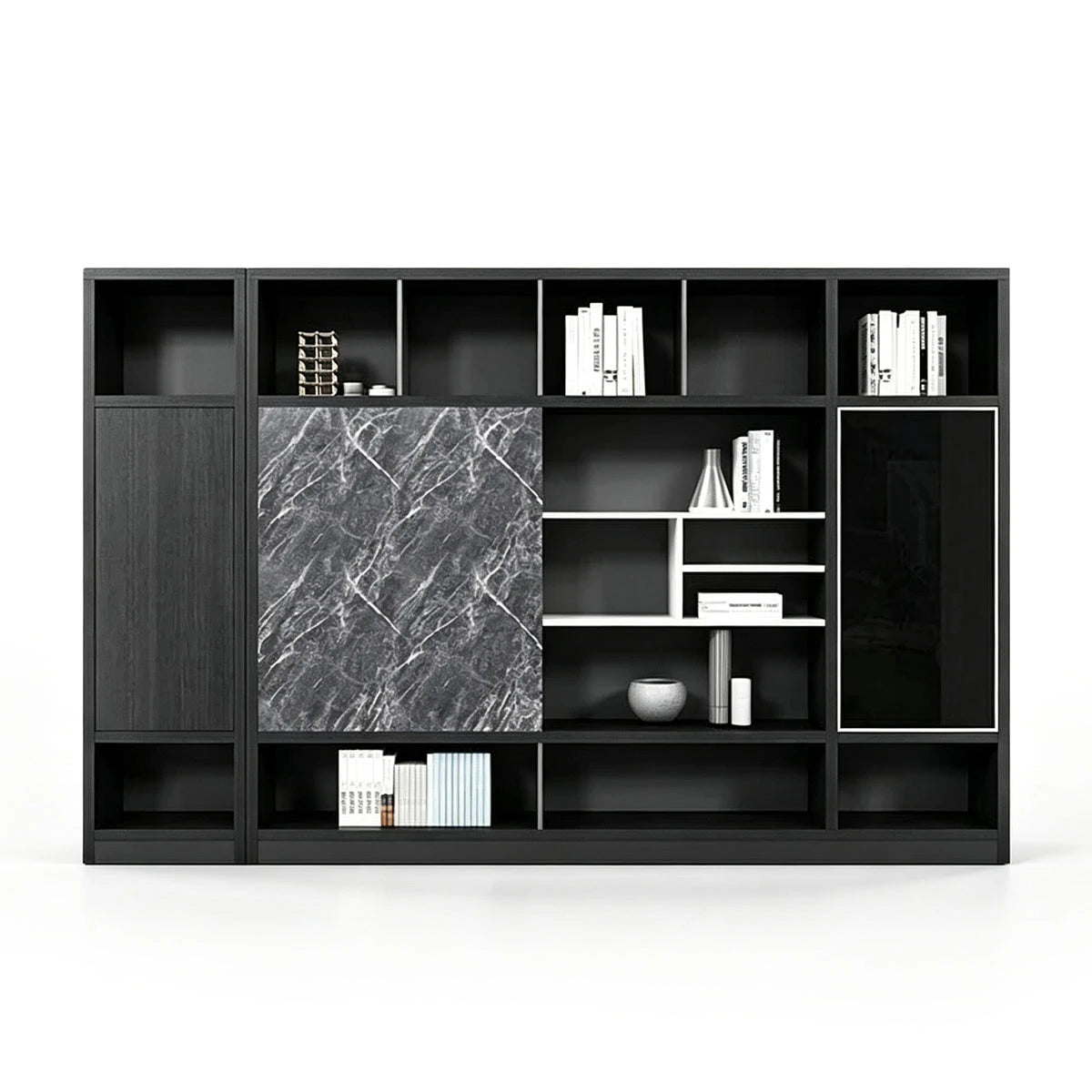 Black Marble Executive Desk - Modern CEO Office Desk ANZHAP-LBZ-1074-mainpictures 3