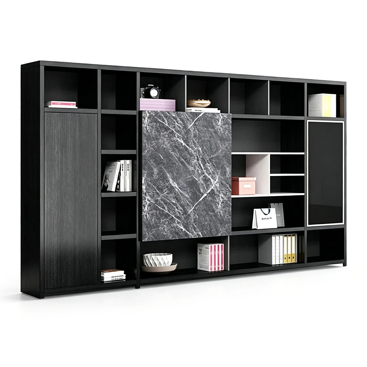 Black Marble Executive Desk - Modern CEO Office Desk ANZHAP-LBZ-1074-mainpictures 4