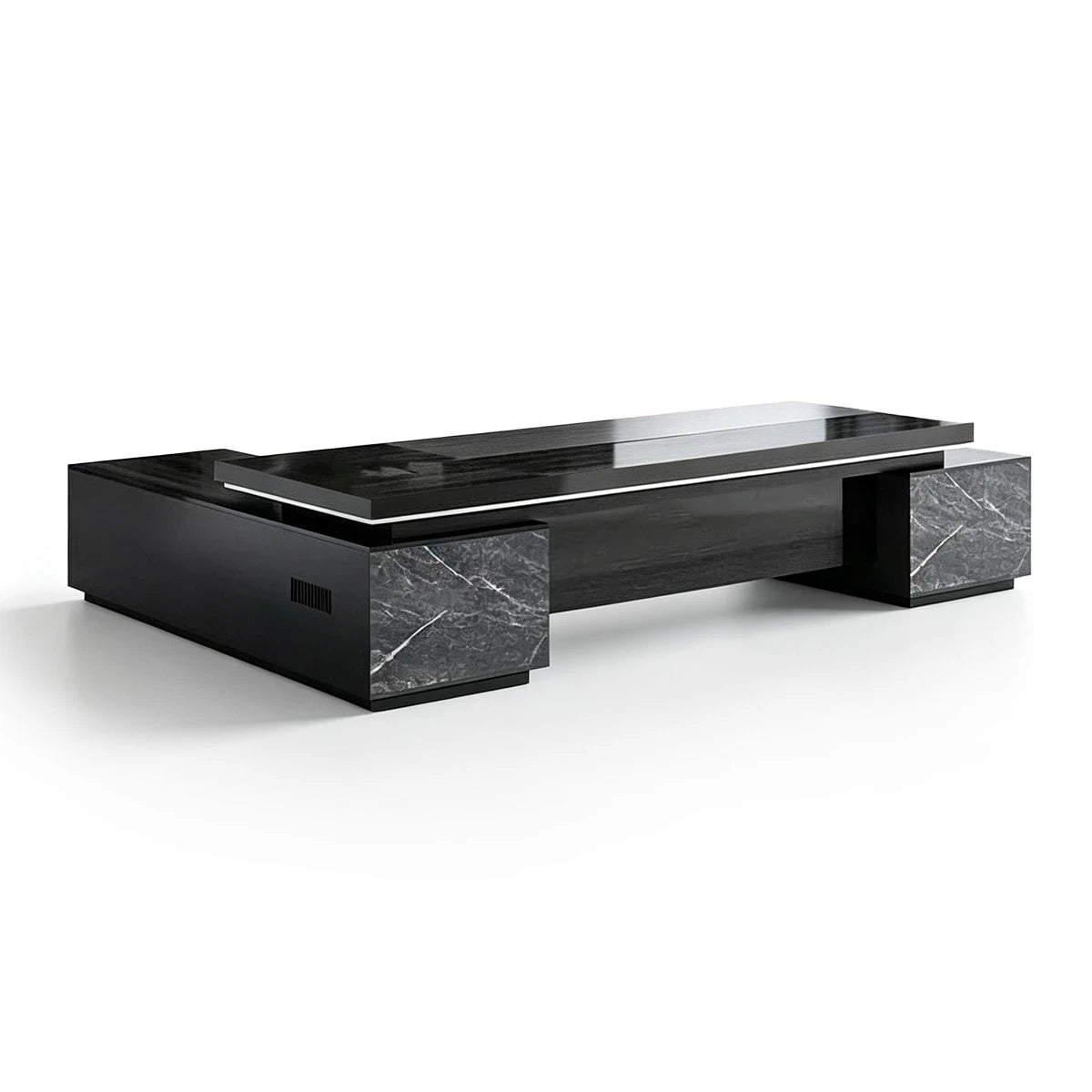 Black Marble Executive Desk - Modern CEO Office Desk ANZHAP-LBZ-1074-mainpictures 7