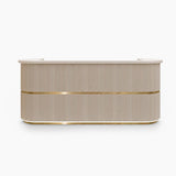 Curved Fluted Welcome Desk for Modern Shops Affordable Luxury Look ANZHAP-JDT-7190-mainpictures 7