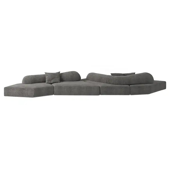 Curved Office Reception Sofa Large Lobby Welcome Couch ANZHAP-BSF-2018-mainpictures 34