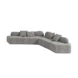 Curved Office Reception Sofa Large Lobby Welcome Couch ANZHAP-BSF-2018-mainpictures 47