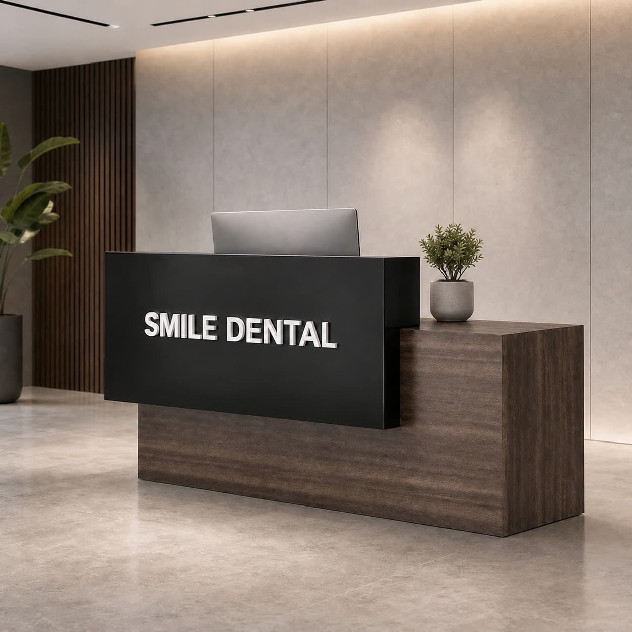 Custom PVC 3D Letters for Reception Desk Logo-4