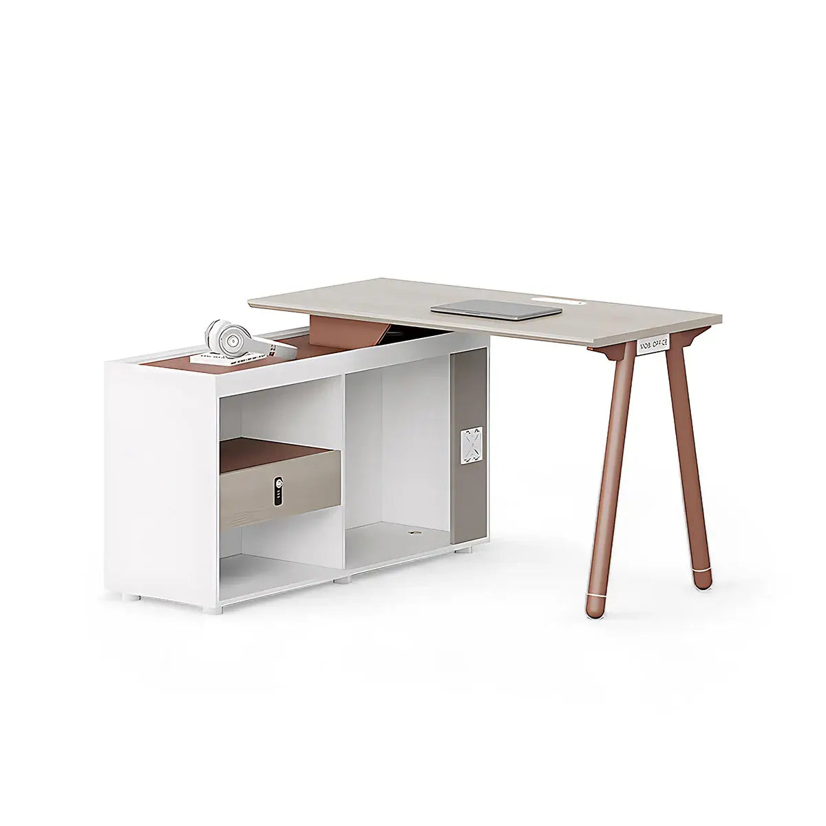 Designer Office Desk - Aesthetic Minimalist Desk Setup ANZHAP-BGZ-204-mainpictures 20