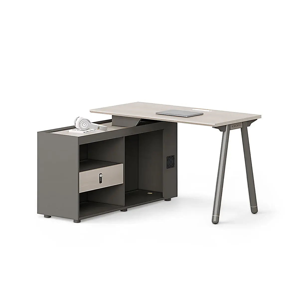 Designer Office Desk - Aesthetic Minimalist Desk Setup ANZHAP-BGZ-204-mainpictures 28