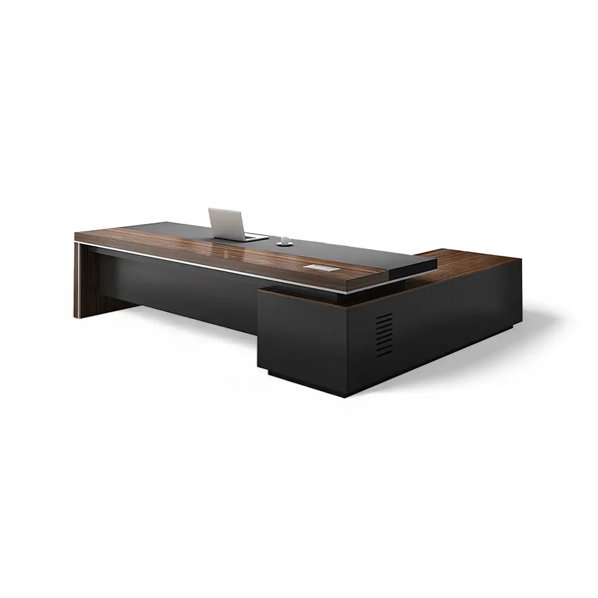 L-Shaped Executive Director Desk with Modesty PanelANZHAP-LBZ-754-mainpictures 5
