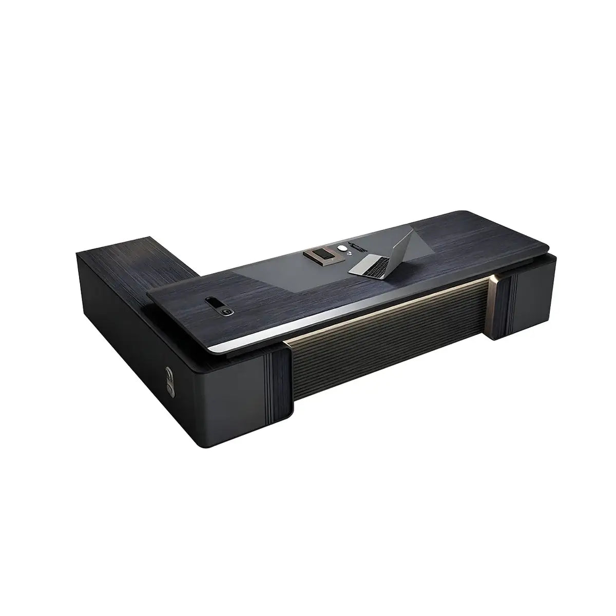 L-Shaped Office Desk with Lockable Storage DrawersANZHAP- LBZ-2082-mainpictures 3