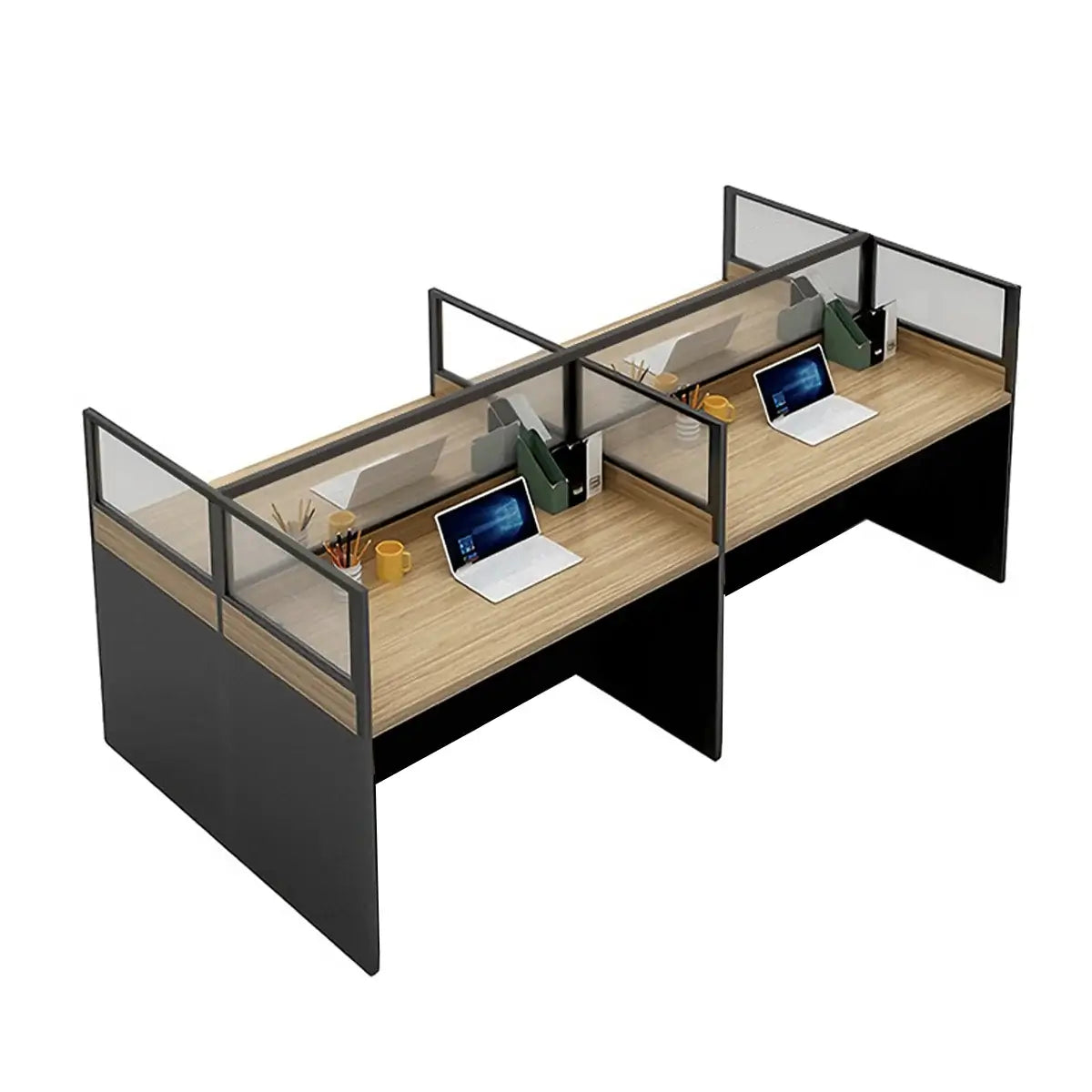 L-Shaped Shared Office Desk - Professional Workstation ANZHAP-YGZ-744-mainpictures 26