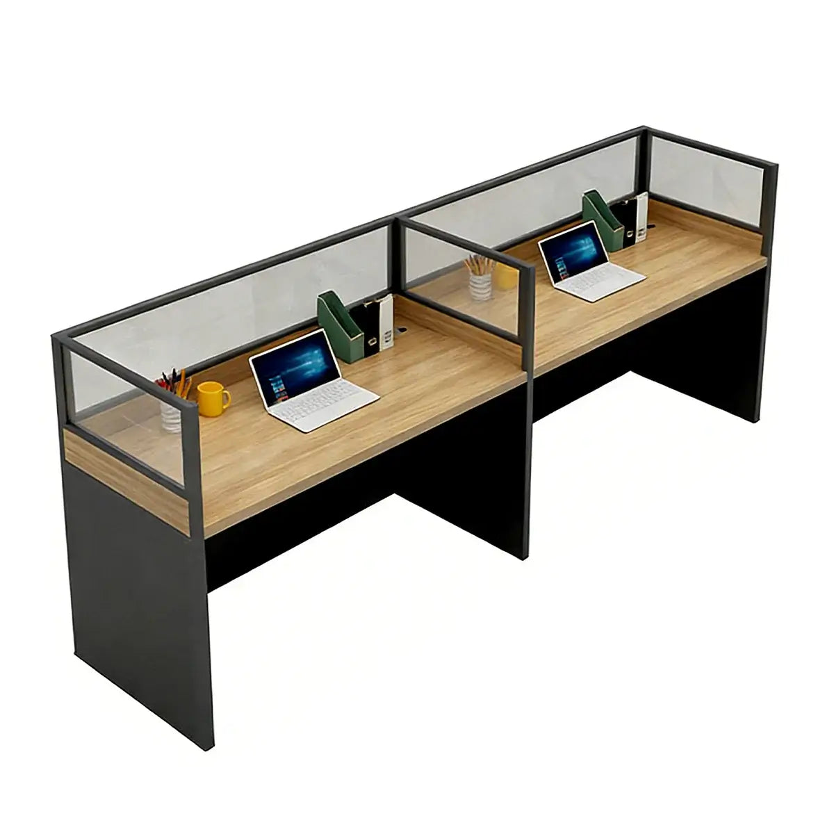 L-Shaped Shared Office Desk - Professional Workstation ANZHAP-YGZ-744-mainpictures 7