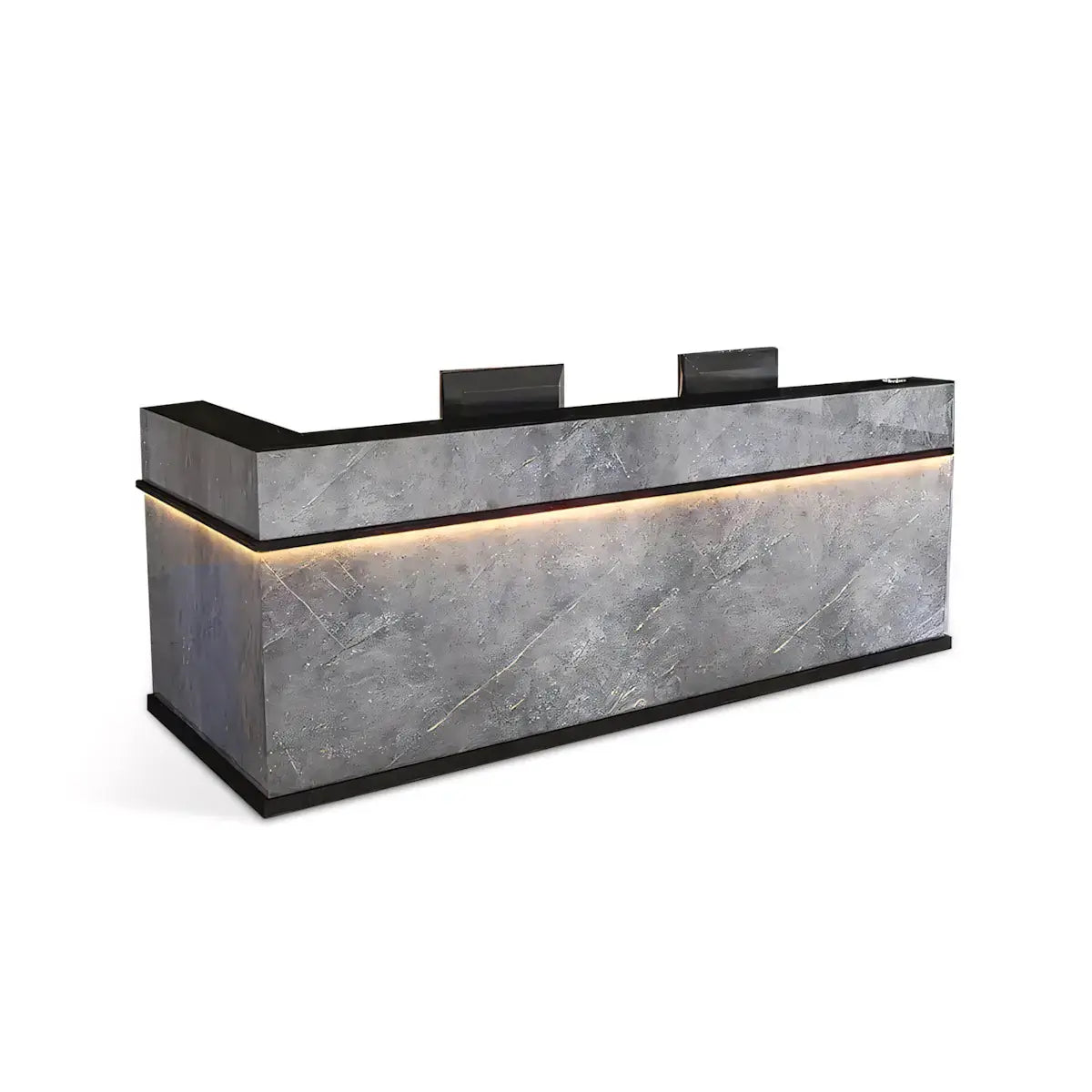 LED Business Reception Desk Checkout Counter Marble Retail Desk ANZHAP-JDT-1049-mianpictures 1
