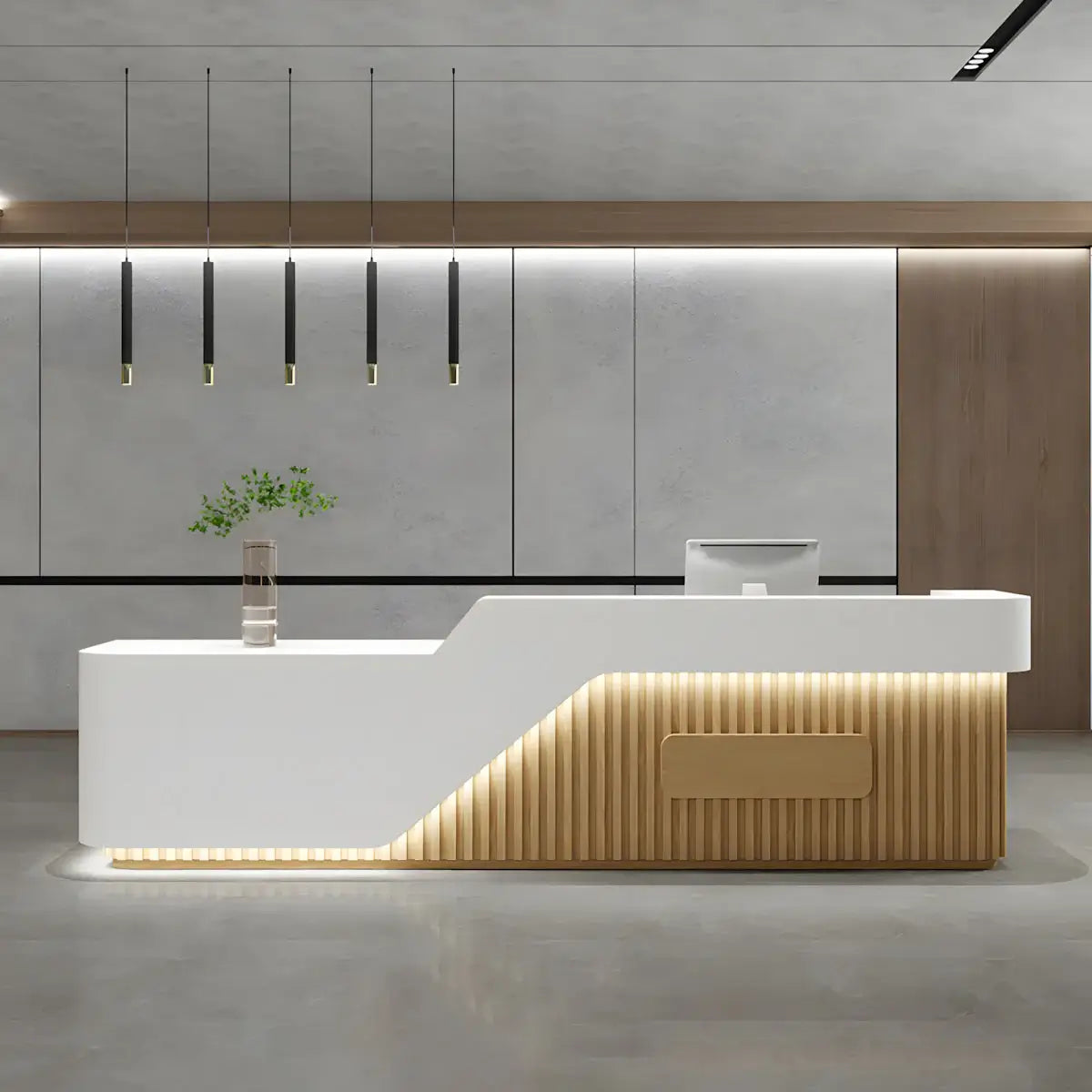 LED Office Welcome Desk with Desk Storage Modern L-Shaped ANZHAP-JDT-2098-mainpictures 37