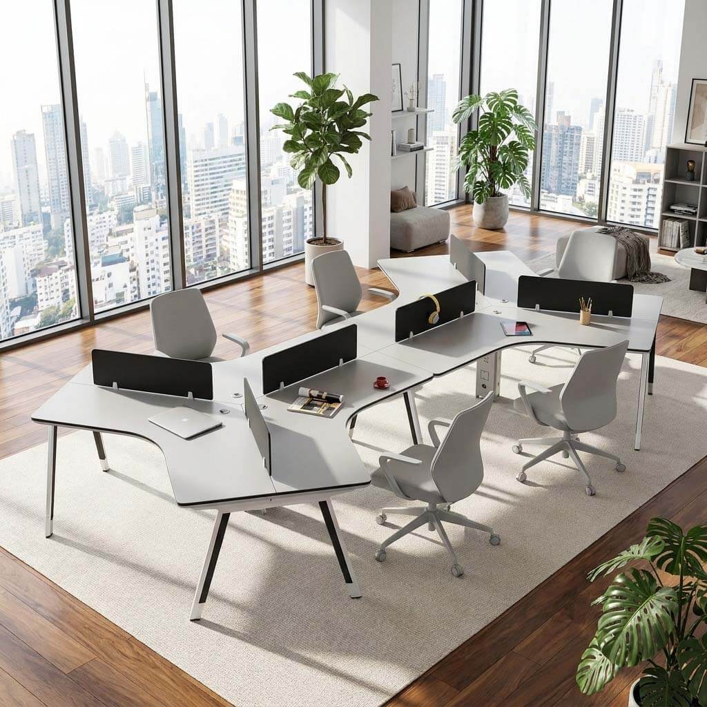 Large Agency Creative Desk - Modern Office Workstation ANZHAP-YGZ-2014-mainpictures 21