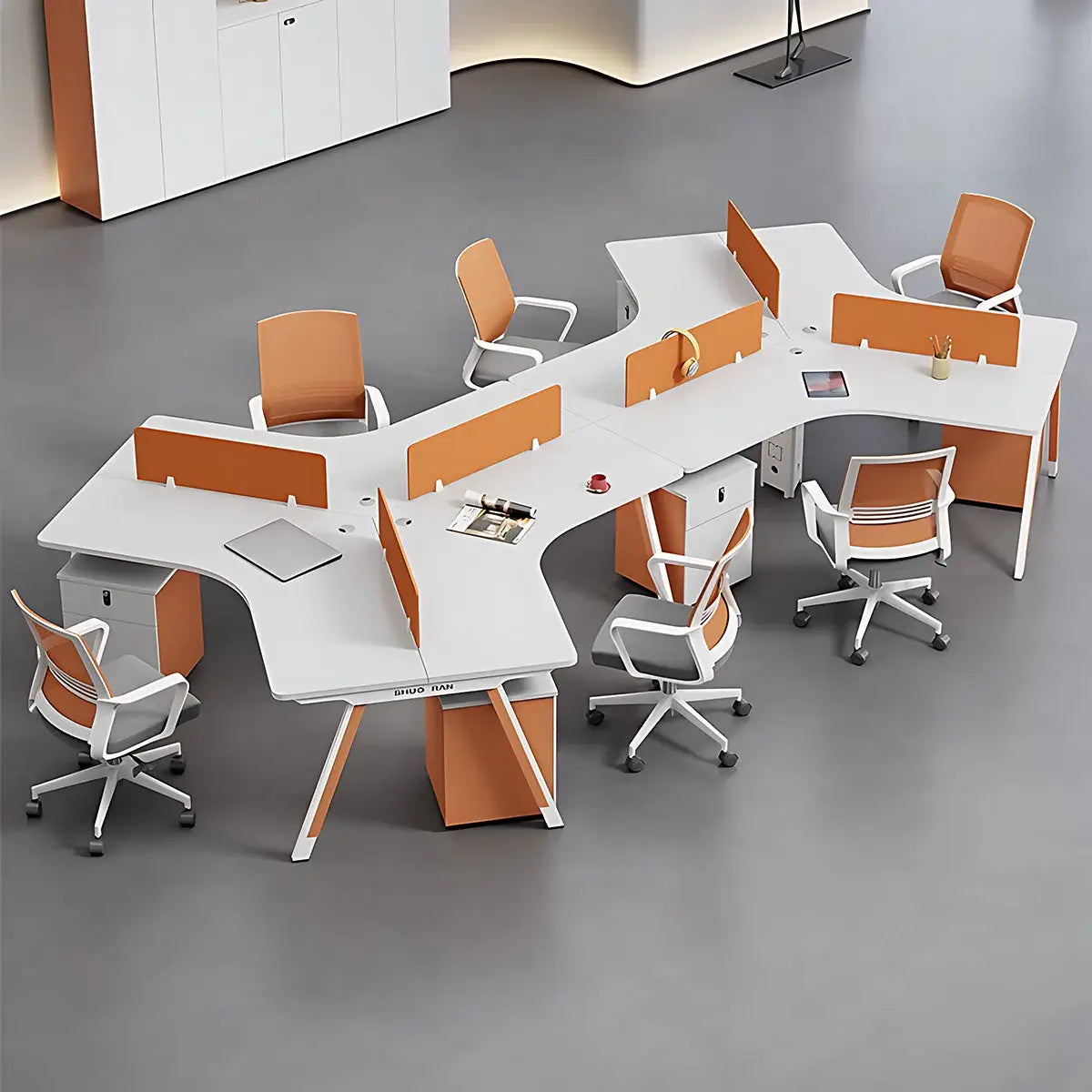 Large Agency Creative Desk - Modern Office Workstation ANZHAP-YGZ-2014-mainpictures 16
