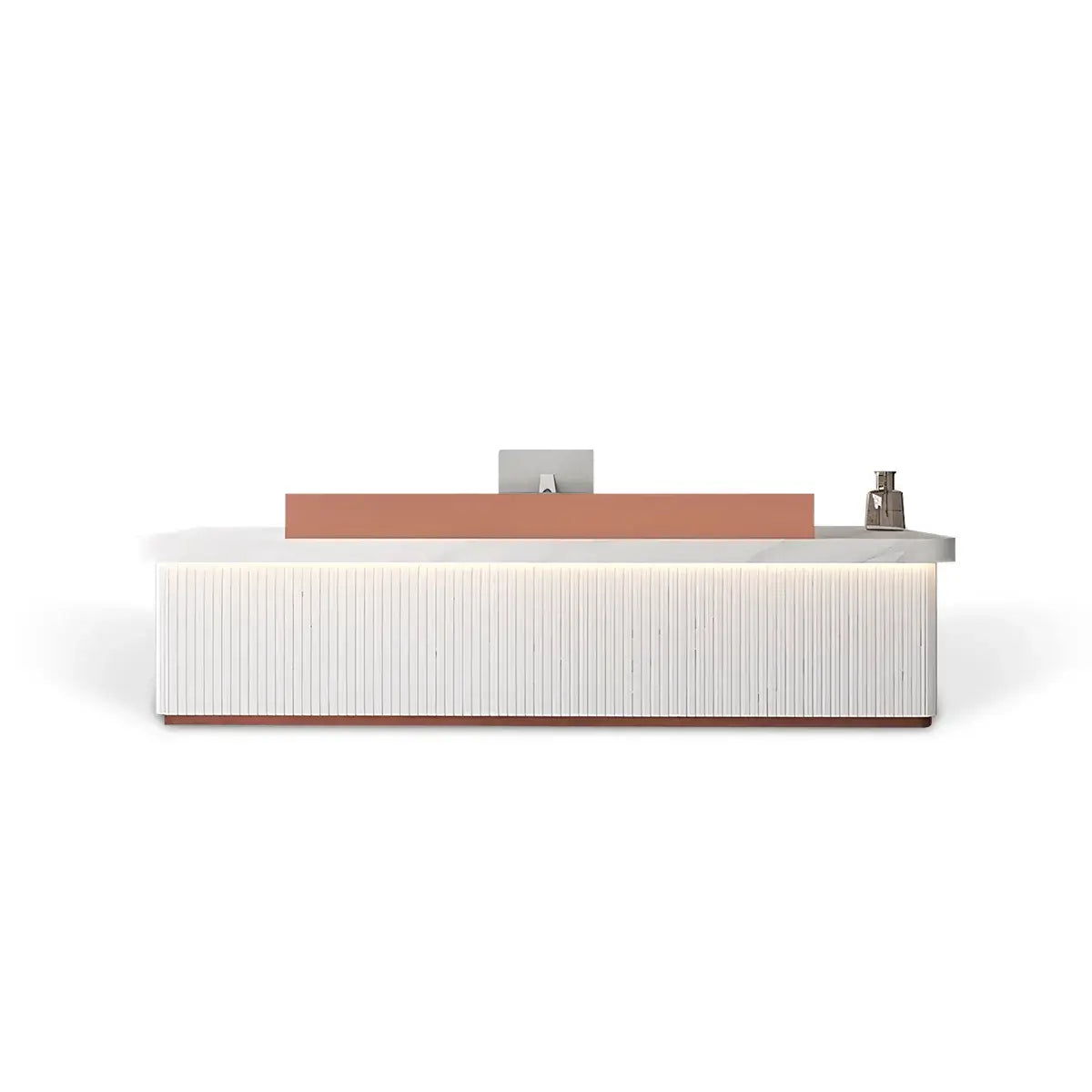 Large Fully Assembled Reception Counter Modern White LED Front Desk ANZHAP- JDT-7162-mainpictures 3