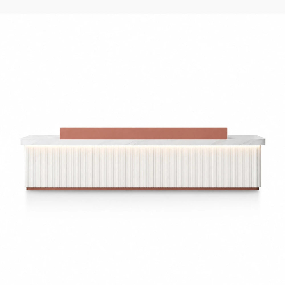 Large Fully Assembled Reception Counter Modern White LED Front Desk ANZHAP- JDT-7162-mainpictures 4
