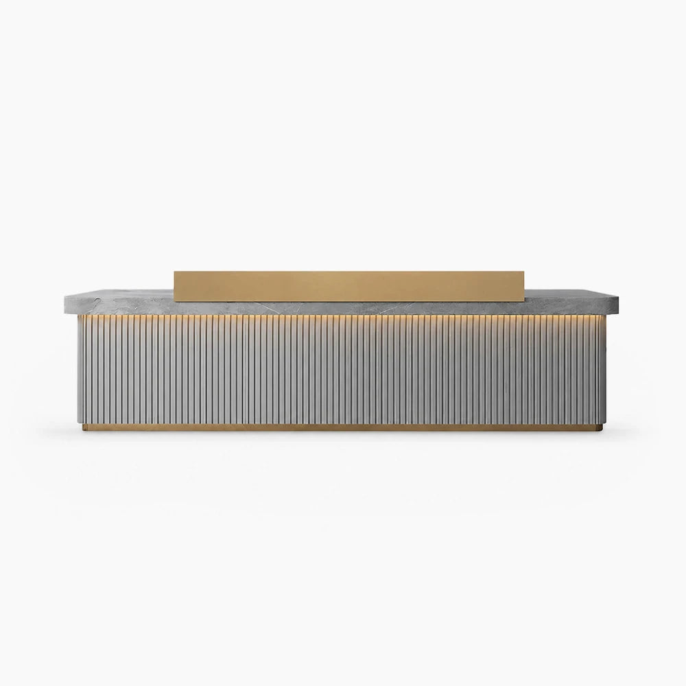Large Fully Assembled Reception Counter Modern White LED Front Desk ANZHAP- JDT-7162-mainpictures 5