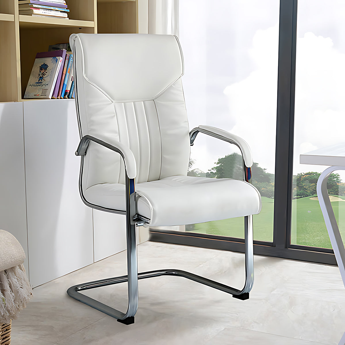 Leather Director Chair - Ergonomic High Back Swivel Office Chair - ANZHAP YZ-707 Main picture7