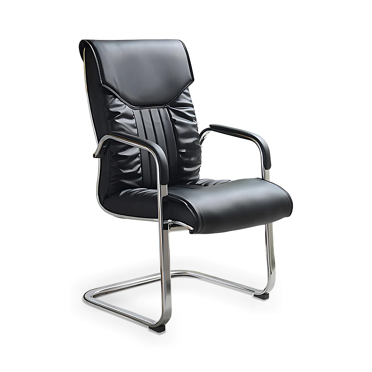 Leather Director Chair - Ergonomic High Back Swivel Office Chair - ANZHAP YZ-707 Main picture 1