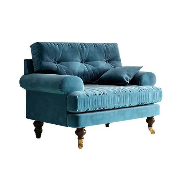 Mid Century Modern Velvet Sofa 3-Seater Lounge Couch ANZHAP-BSF-14-mainpictures 2
