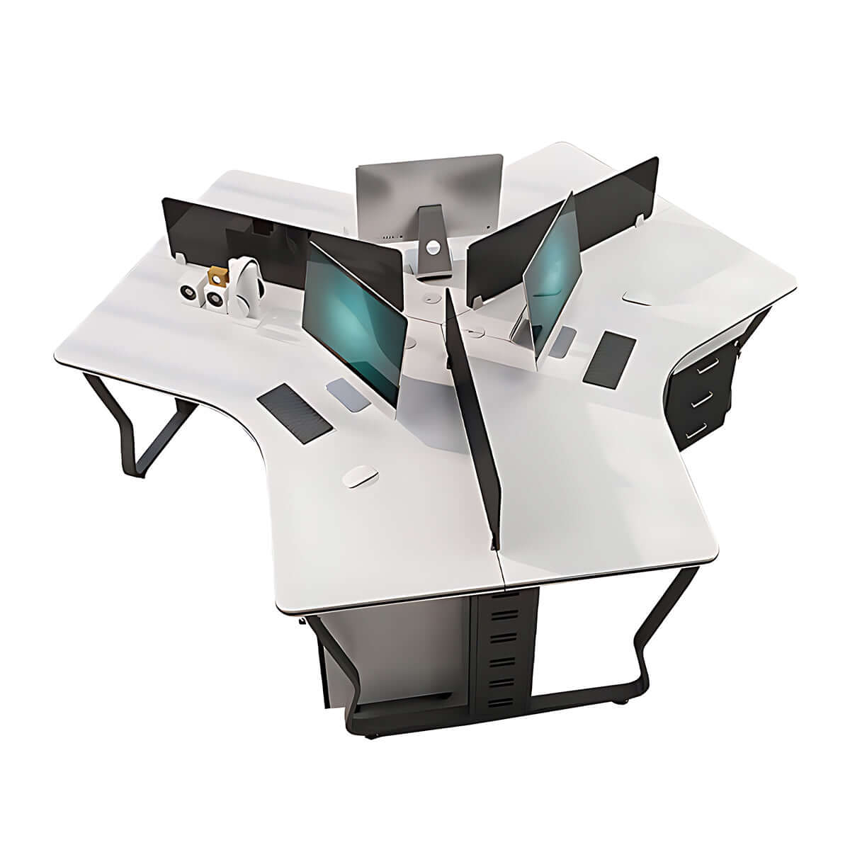 Minimalist Scandi Office Workstation for Creative Agencies - ANZHAP BGZ-015 Main image 14
