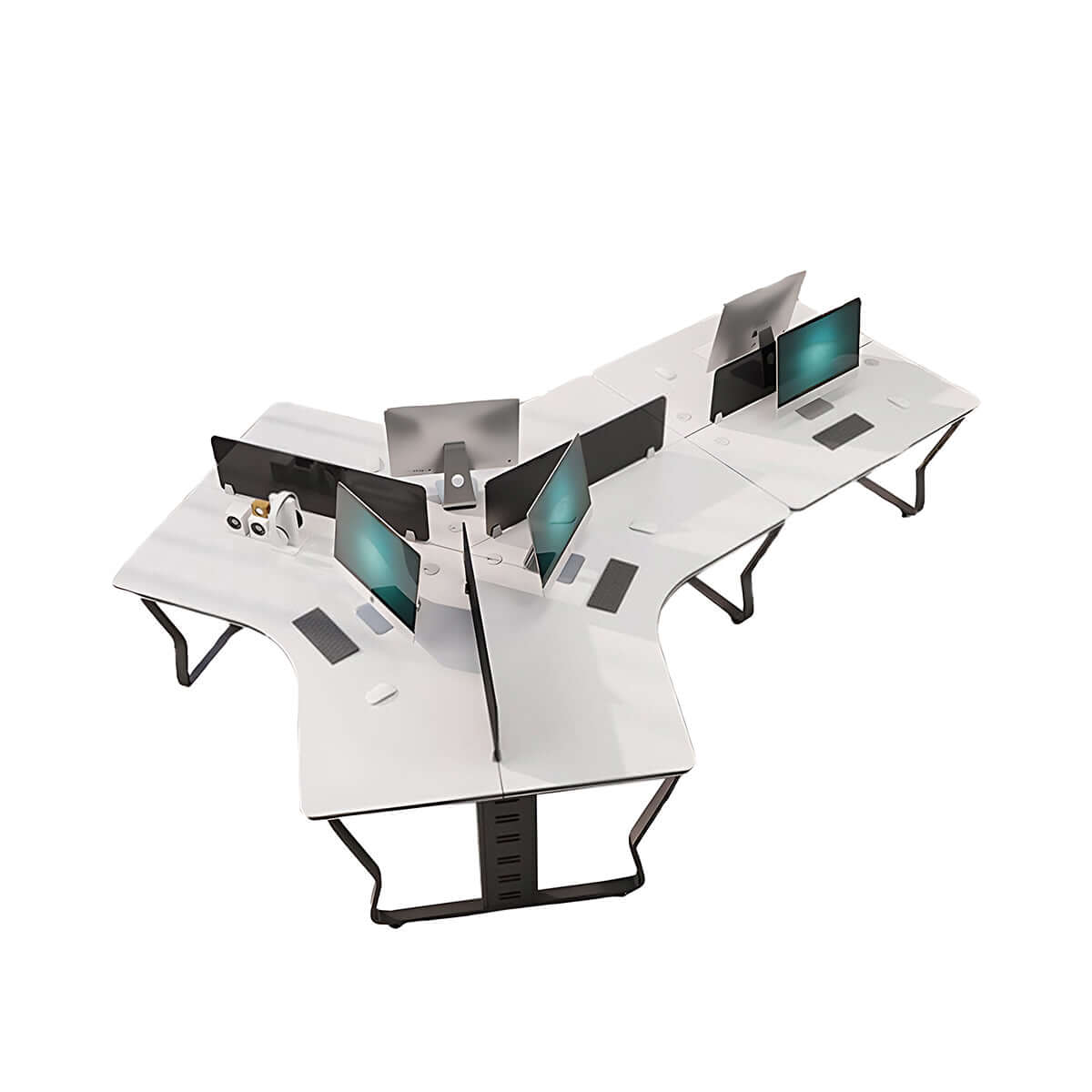 Minimalist Scandi Office Workstation for Creative Agencies - ANZHAP BGZ-015 Main image 15