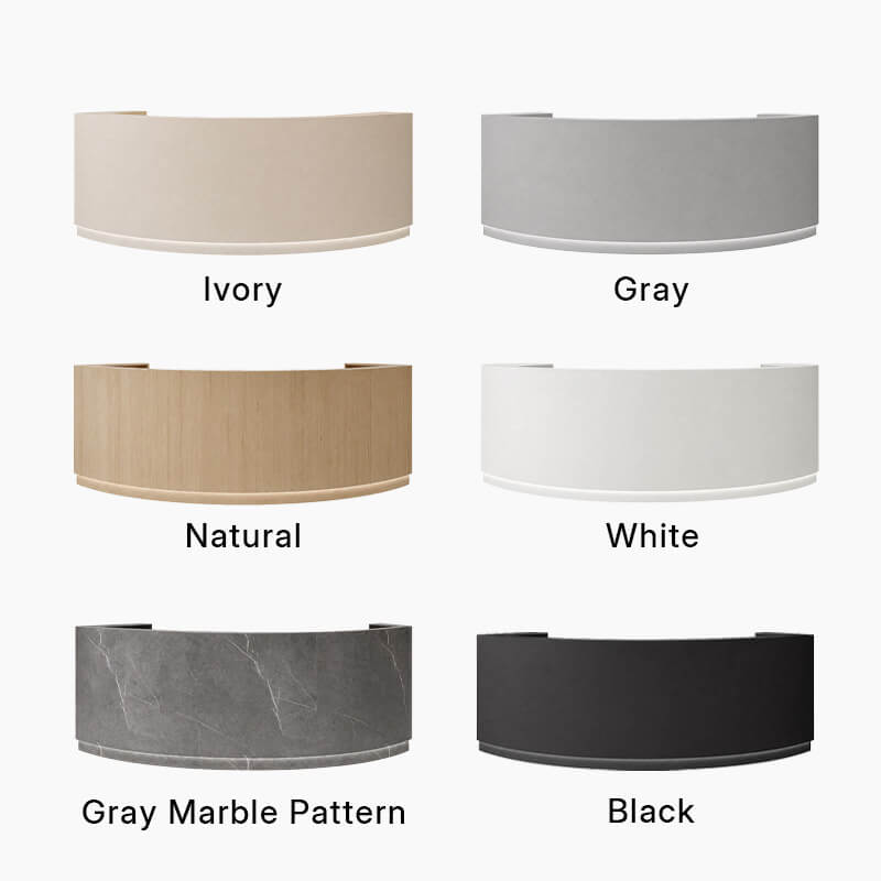 Comptoir de réception moderne pour salons de beauté - Color Options
