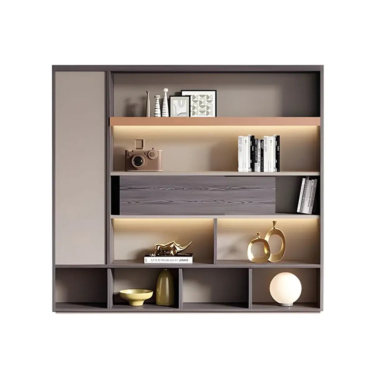 Modern Bookshelf Room Divider Shelving Unit ANZHAP-WJG-2199-mainpictures 22