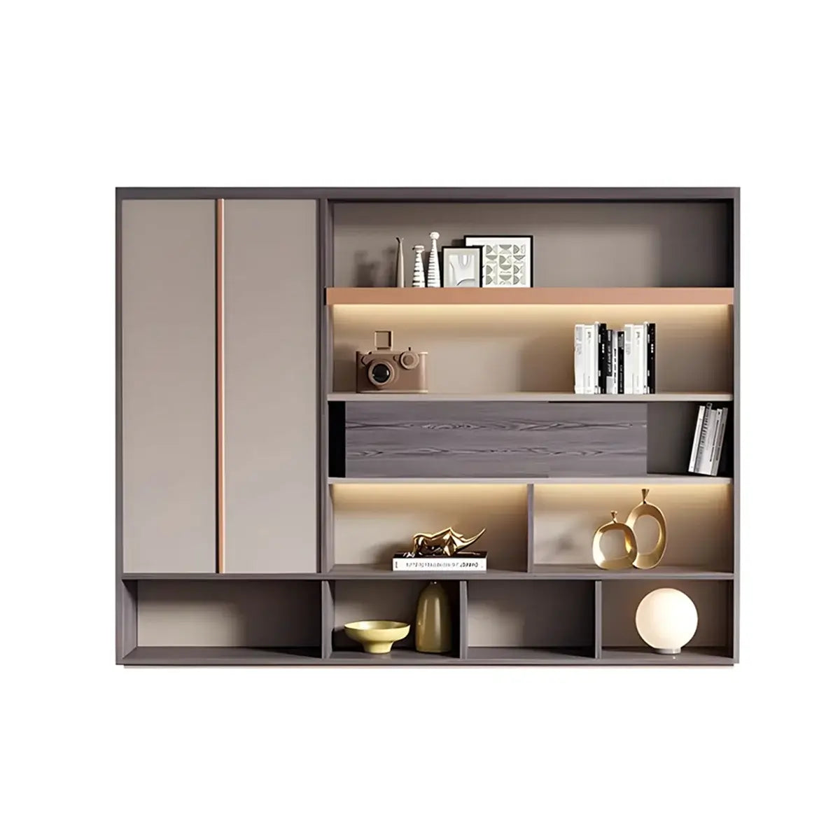 Modern Bookshelf Room Divider Shelving Unit ANZHAP-WJG-2199-mainpictures 23