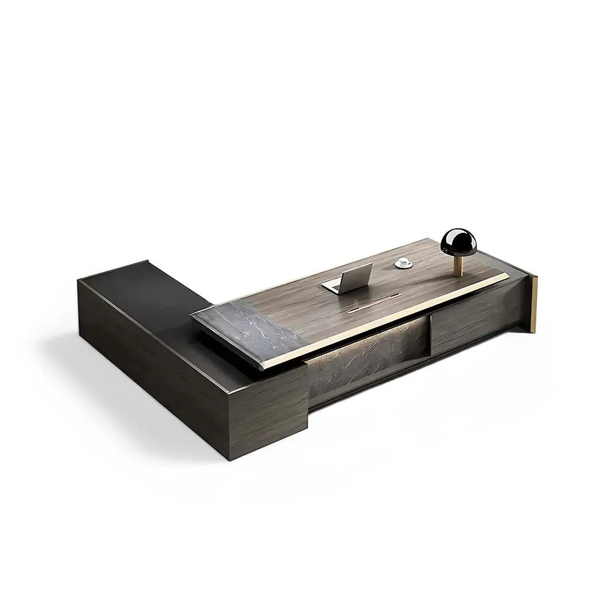 Modern CEO Office Table - Minimalist Executive Workstation ANZHAP-LBZ-708-mianpictures 2