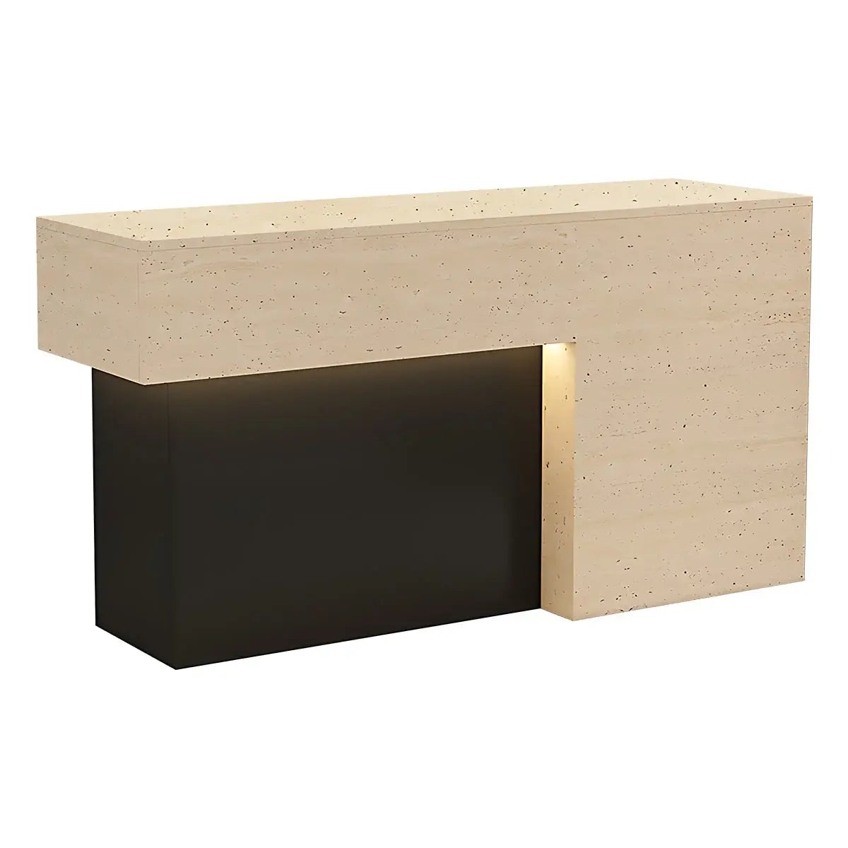 Modern Compact Front Desk with LED Space-Saving Welcome Counter ANZHAP-JDT-2267-mainpict ures 4