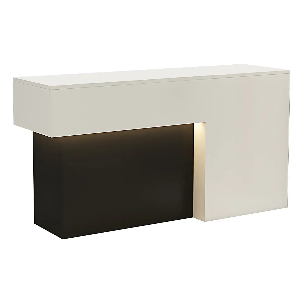 Modern Compact Front Desk with LED Space-Saving Welcome Counter ANZHAP-JDT-2267-mainpict ures 9