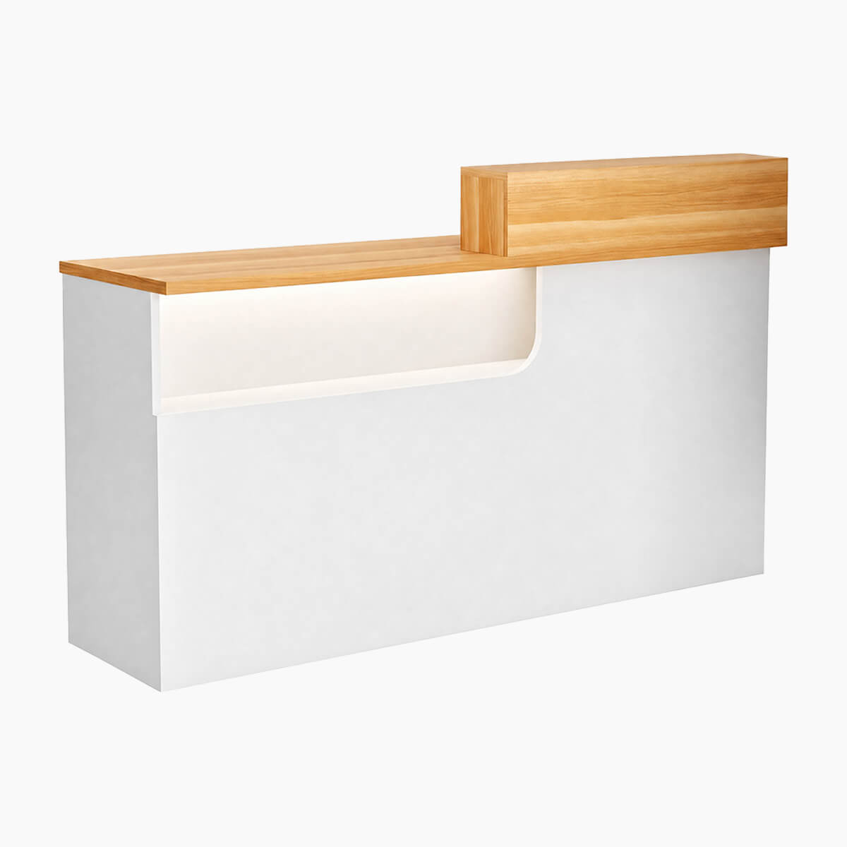 Modern Compact Reception Desk Space-Saving Welcome Counter for Beauty Salon-JDT-1030-main pictures 6