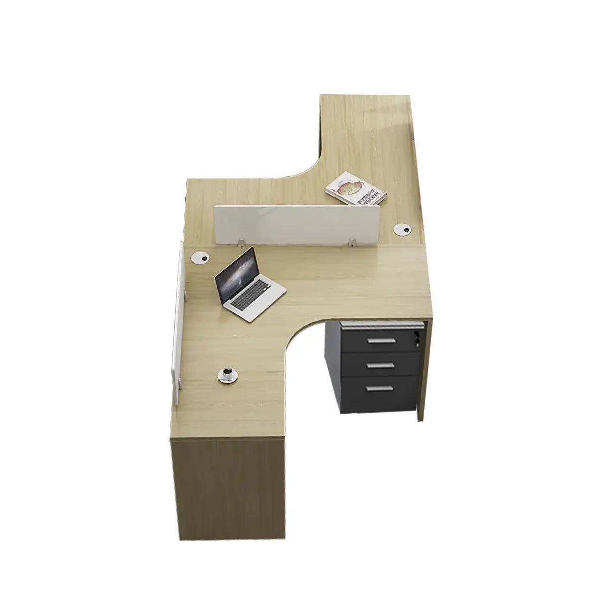 Modern Curved Adjustable Desk - Creative Agency Workstation ANZHAP- BGZ-007-mainpictures 72
