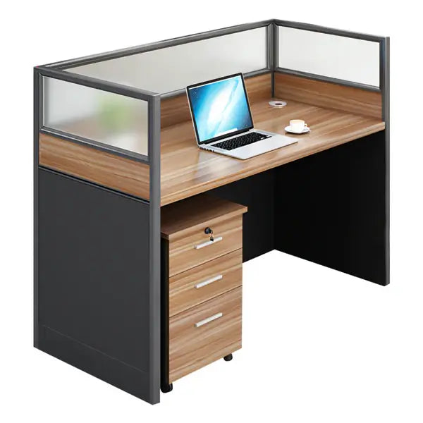 Modern Curved Office Table - Compact Workstation with Drawers ANZHAP- BGZ-2024-mainpictures 4