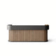 Noyer+Gris / L100*l60*H100cm