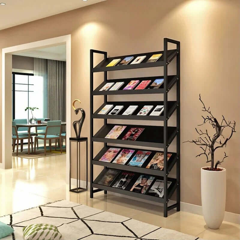 Modern Freestanding Display Shelf and Office Bookcase - ANZHAP ZZJ-008 Main picture 12