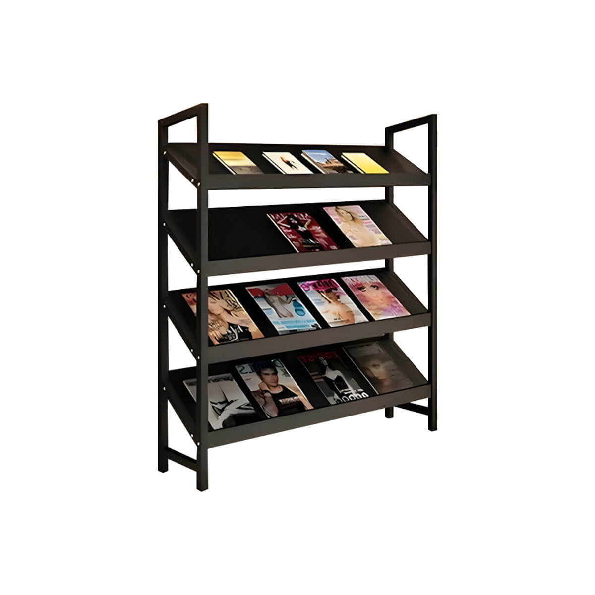 Modern Freestanding Display Shelf and Office Bookcase - ANZHAP ZZJ-008 Main picture 10
