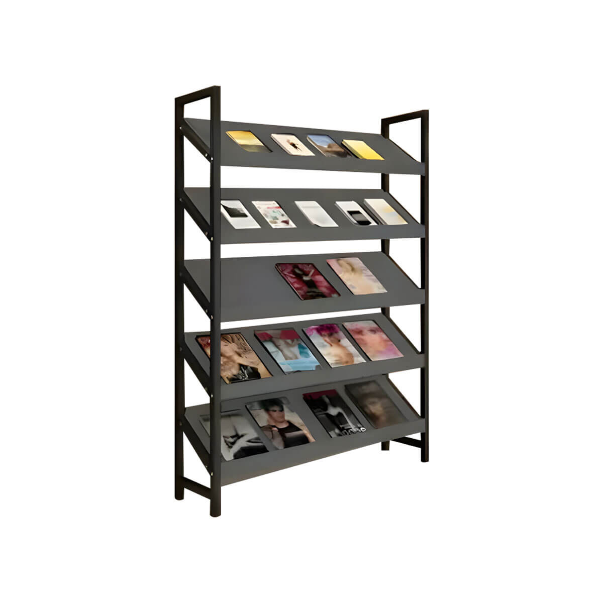 Modern Freestanding Display Shelf and Office Bookcase - ANZHAP ZZJ-008 Main picture 14