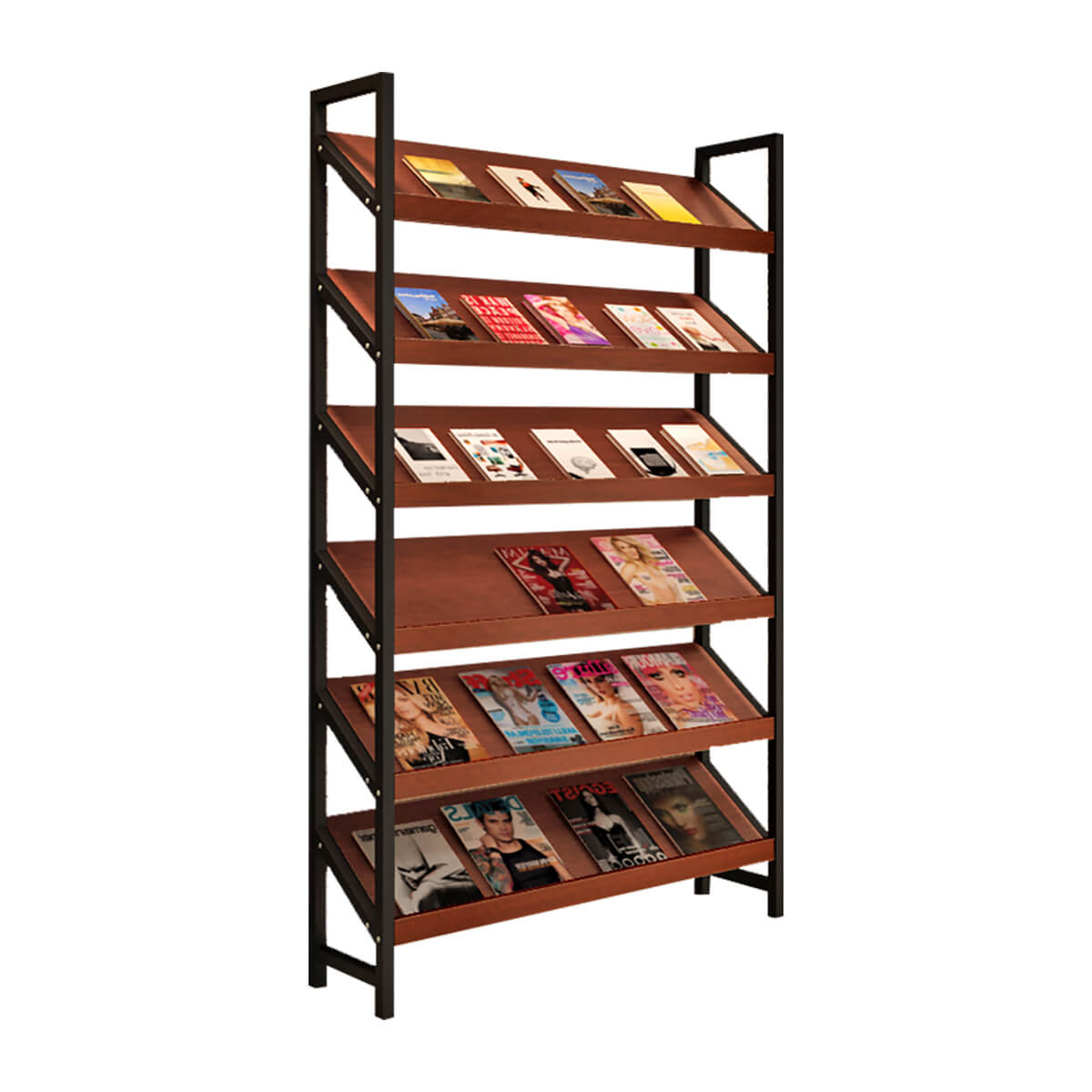 Modern Freestanding Display Shelf and Office Bookcase - ANZHAP ZZJ-008 Main picture 18