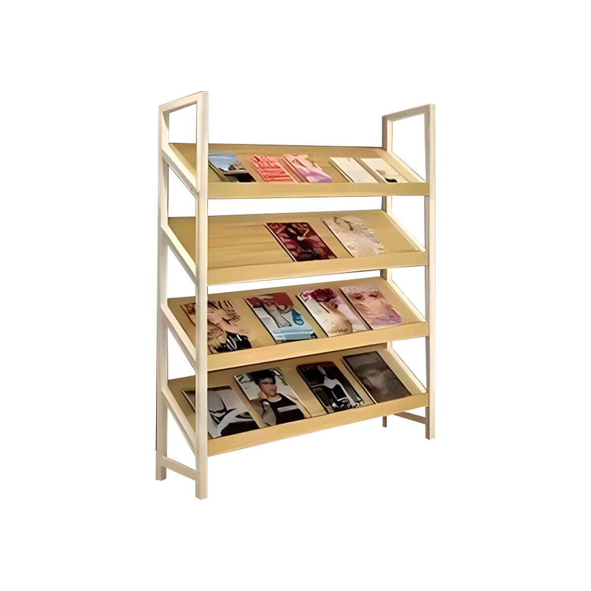 Modern Freestanding Display Shelf and Office Bookcase - ANZHAP ZZJ-008 Main picture 19