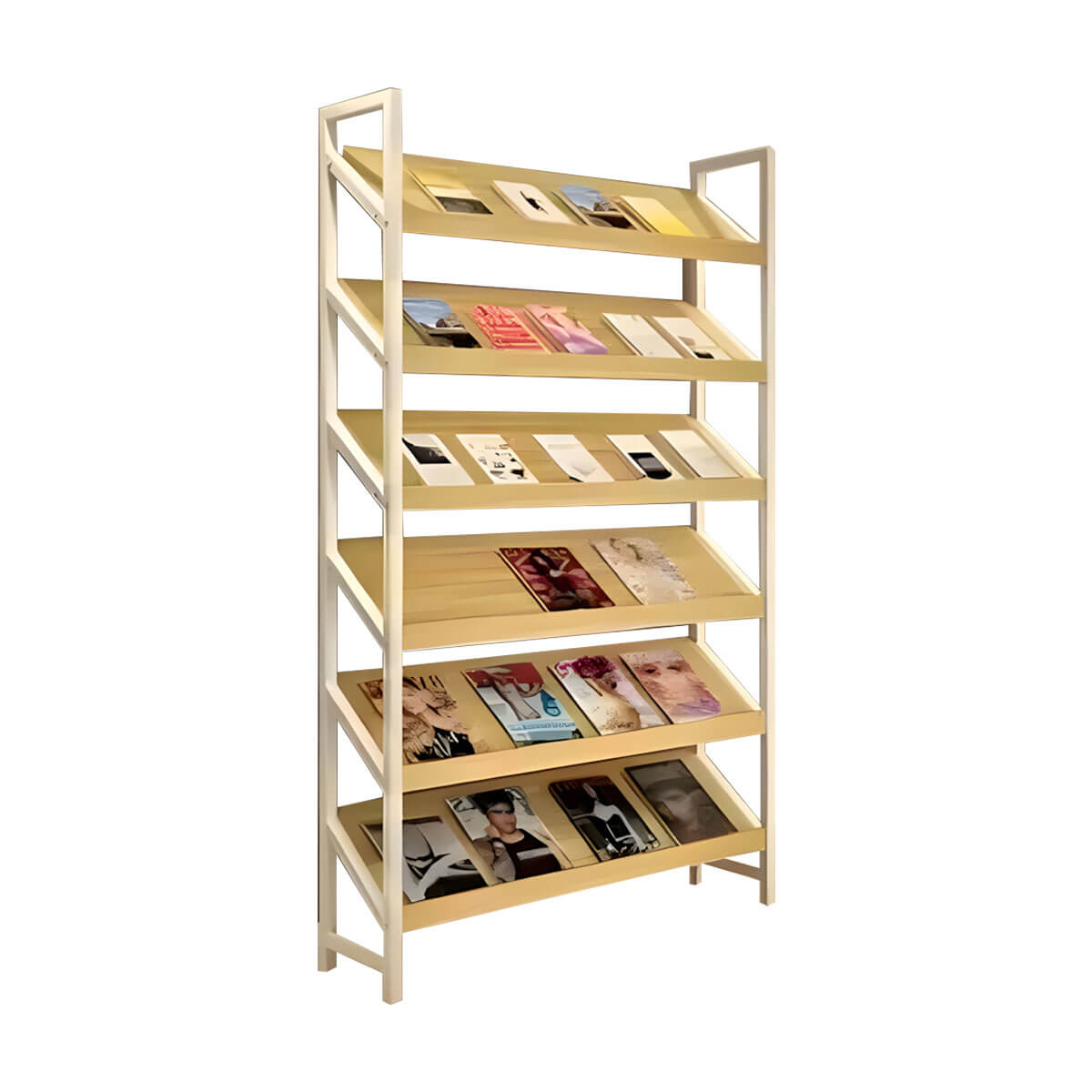 Modern Freestanding Display Shelf and Office Bookcase - ANZHAP ZZJ-008 Main picture 21