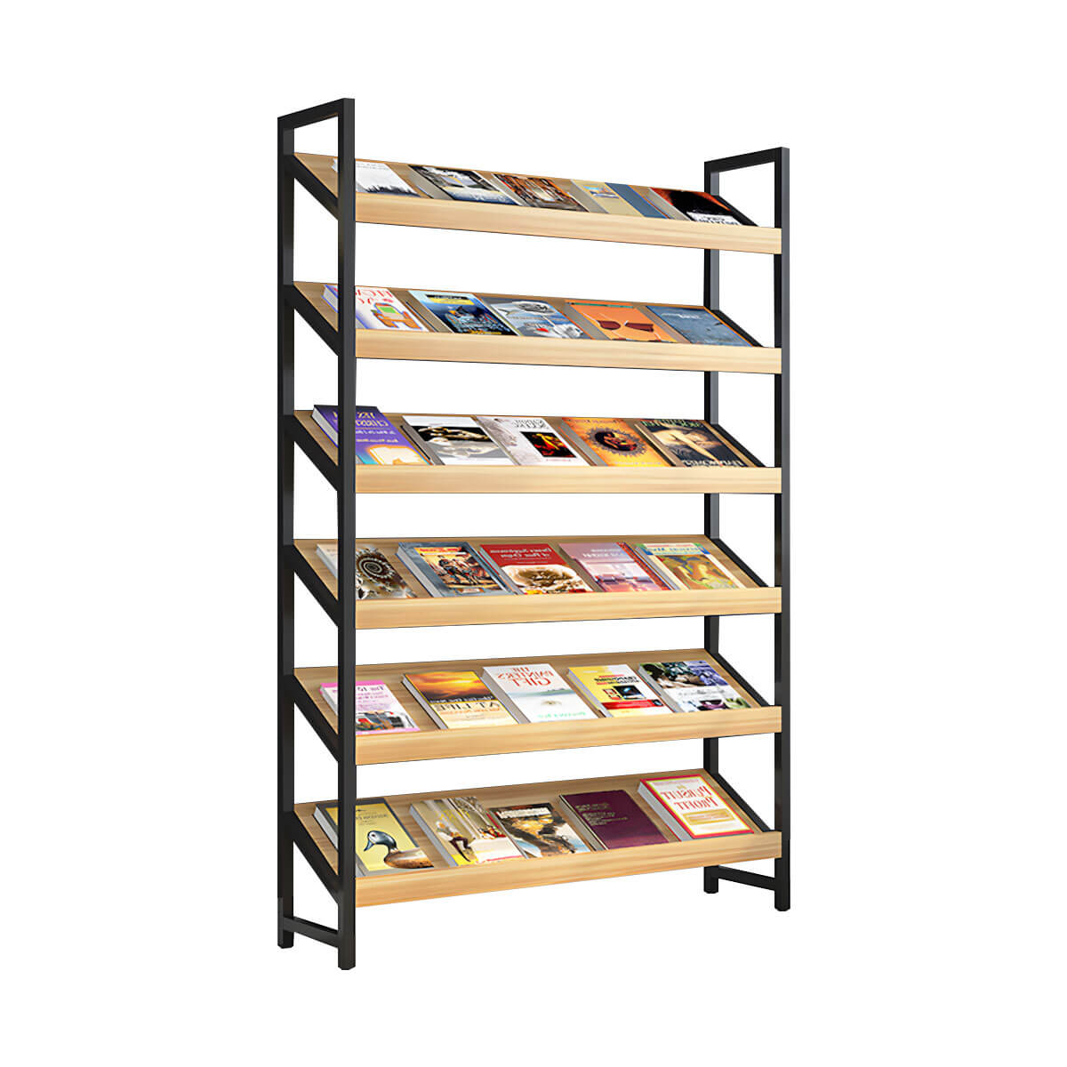 Modern Freestanding Display Shelf and Office Bookcase - ANZHAP ZZJ-008 Main picture 24