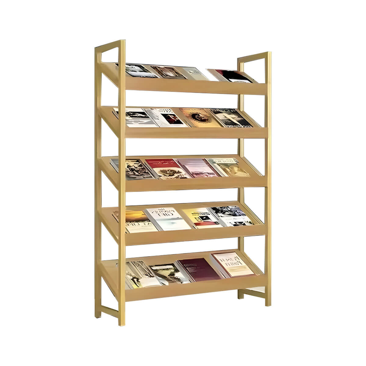 Modern Freestanding Display Shelf and Office Bookcase - ANZHAP ZZJ-008 Main picture 26