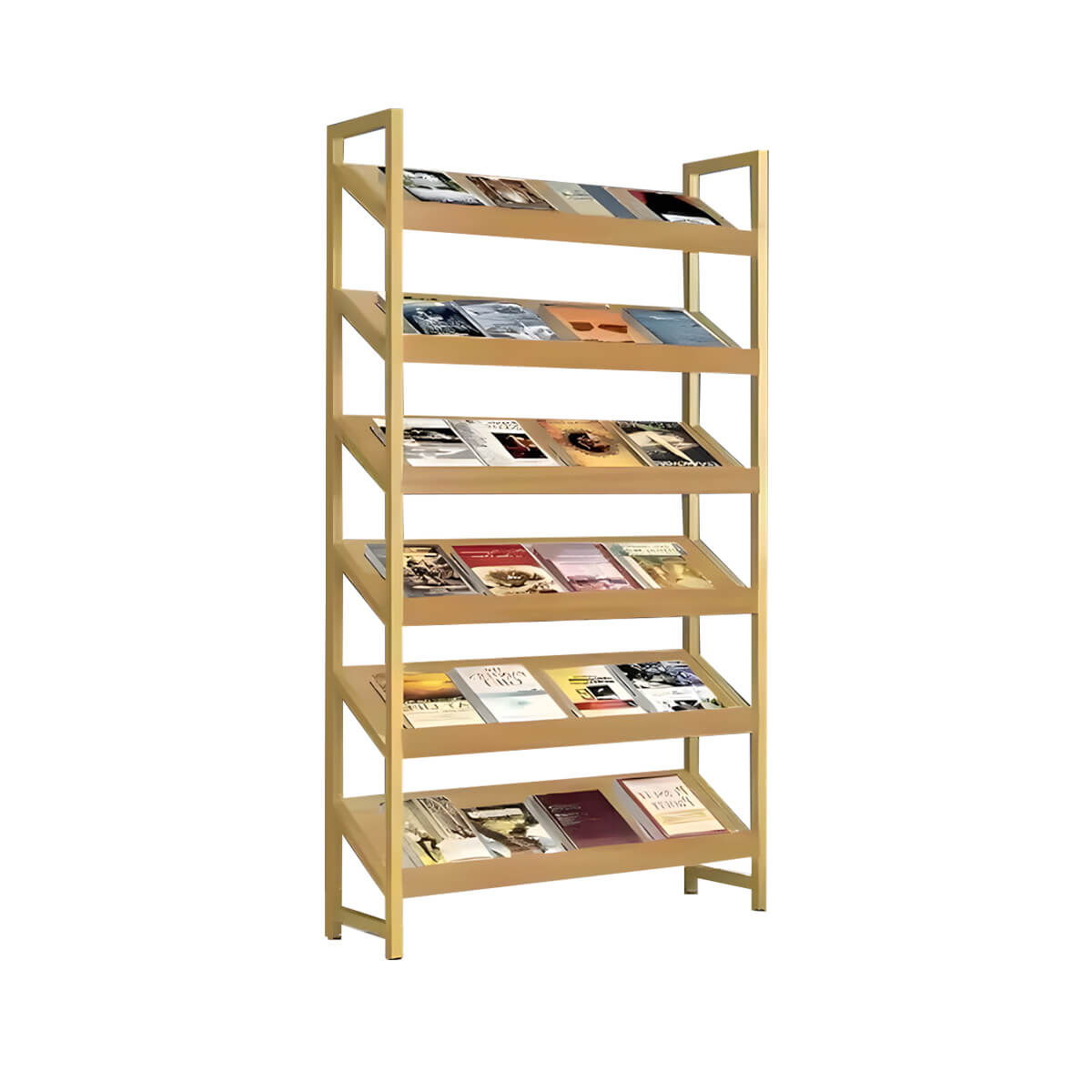 Modern Freestanding Display Shelf and Office Bookcase - ANZHAP ZZJ-008 Main picture 27