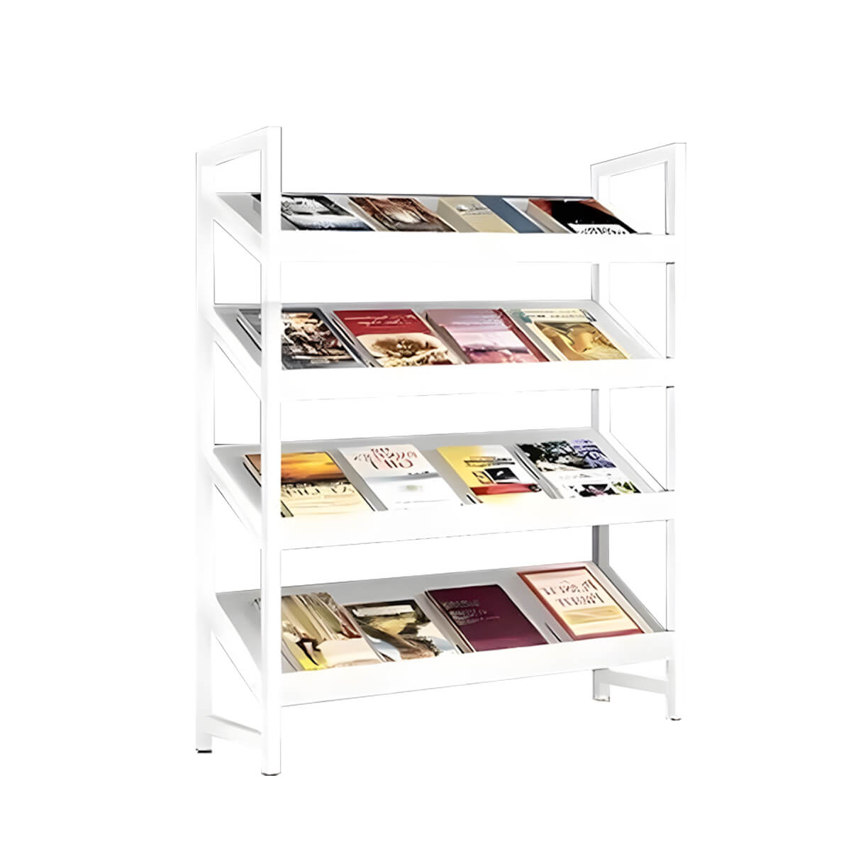 Modern Freestanding Display Shelf and Office Bookcase - ANZHAP ZZJ-008 Main picture 7
