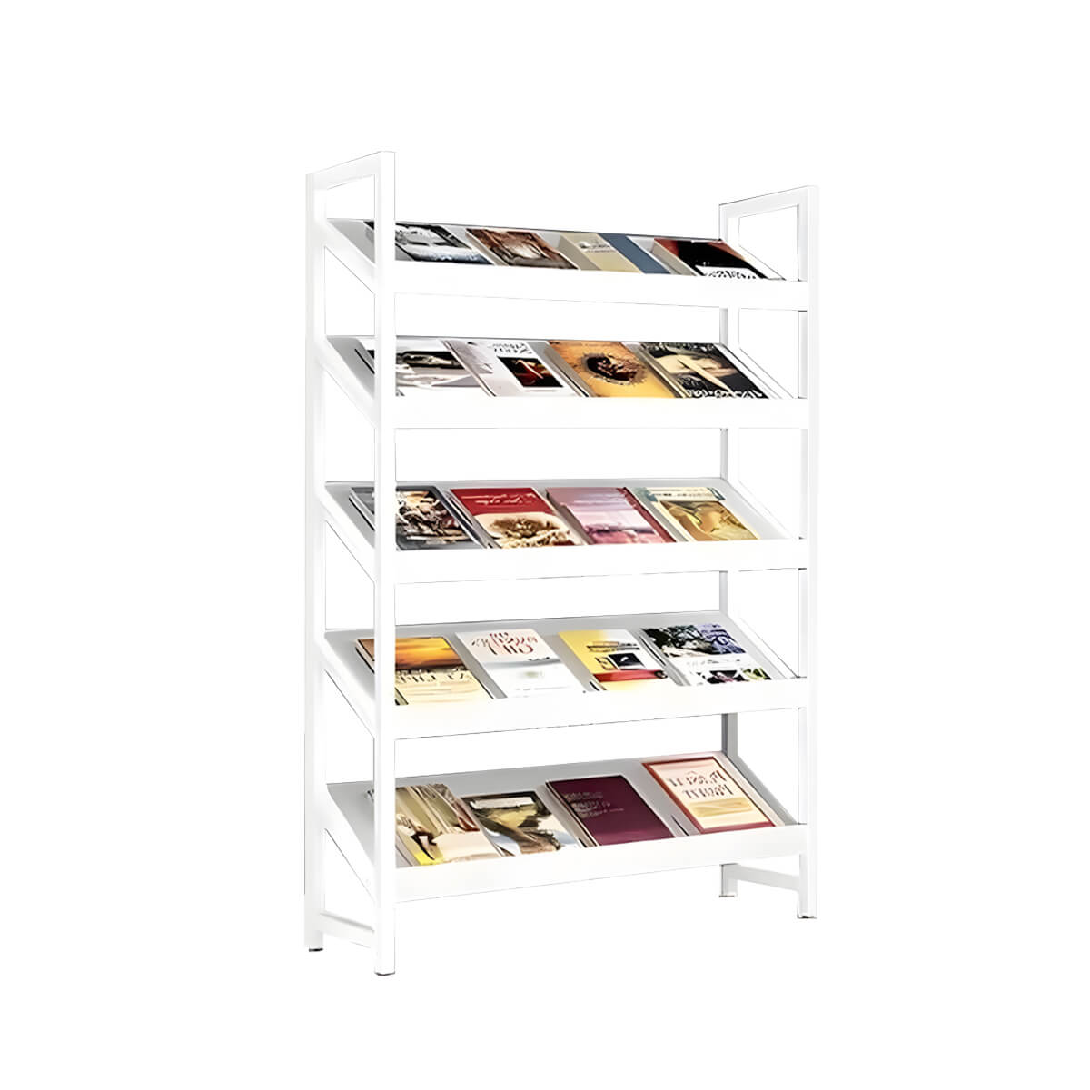 Modern Freestanding Display Shelf and Office Bookcase - ANZHAP ZZJ-008 Main picture 8